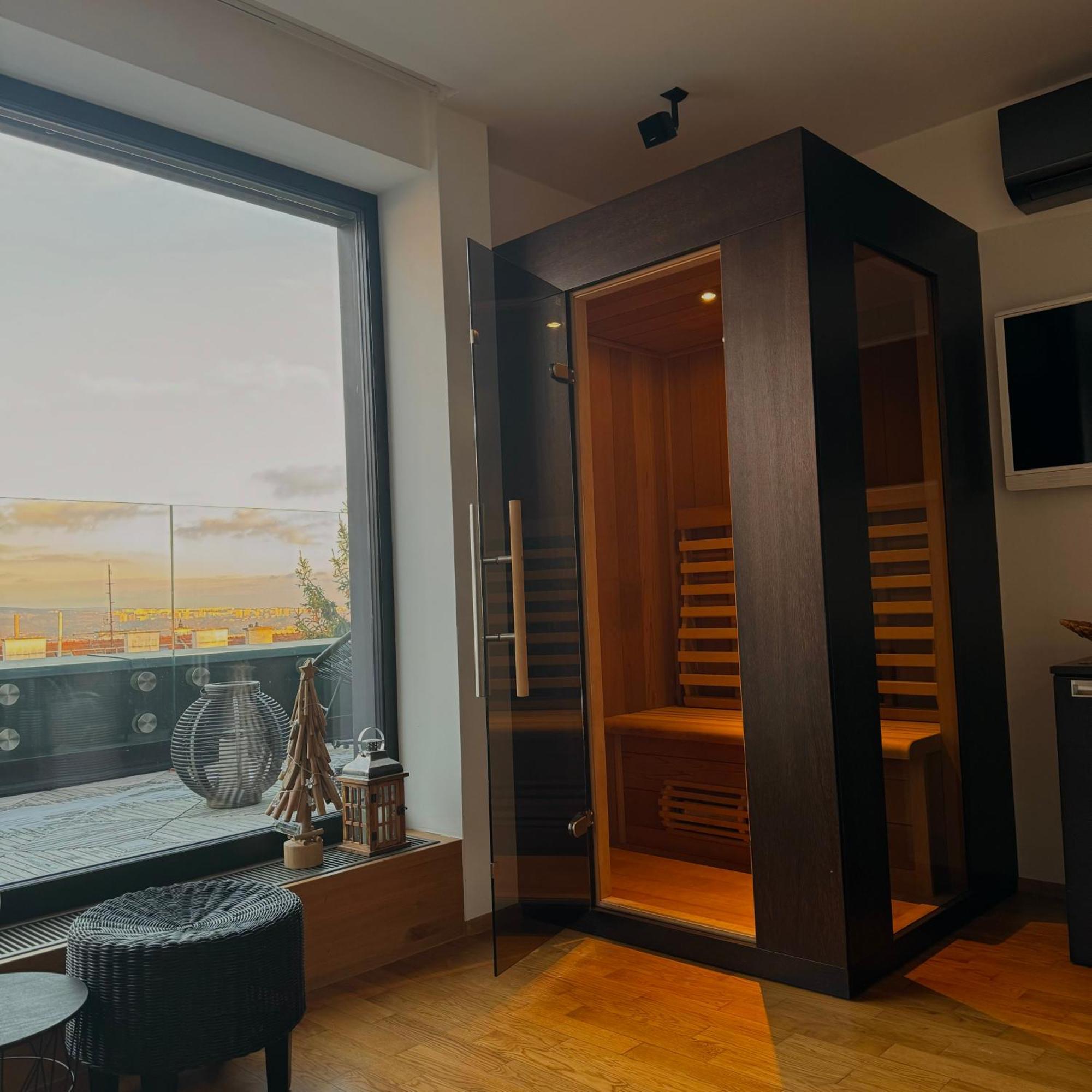 Apartman Se Saunou A Terasou S Vyhledem Na Brno Dış mekan fotoğraf
