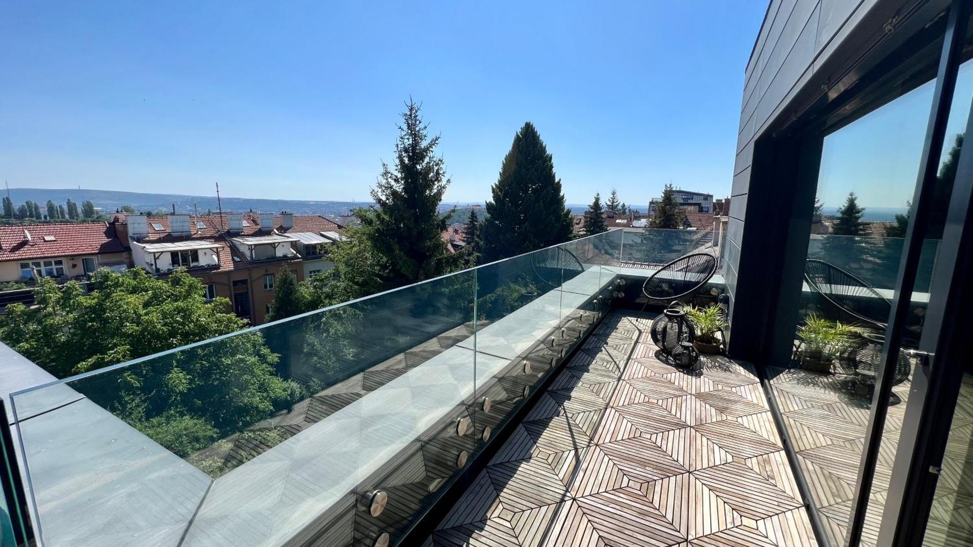 Apartman Se Saunou A Terasou S Vyhledem Na Brno Dış mekan fotoğraf
