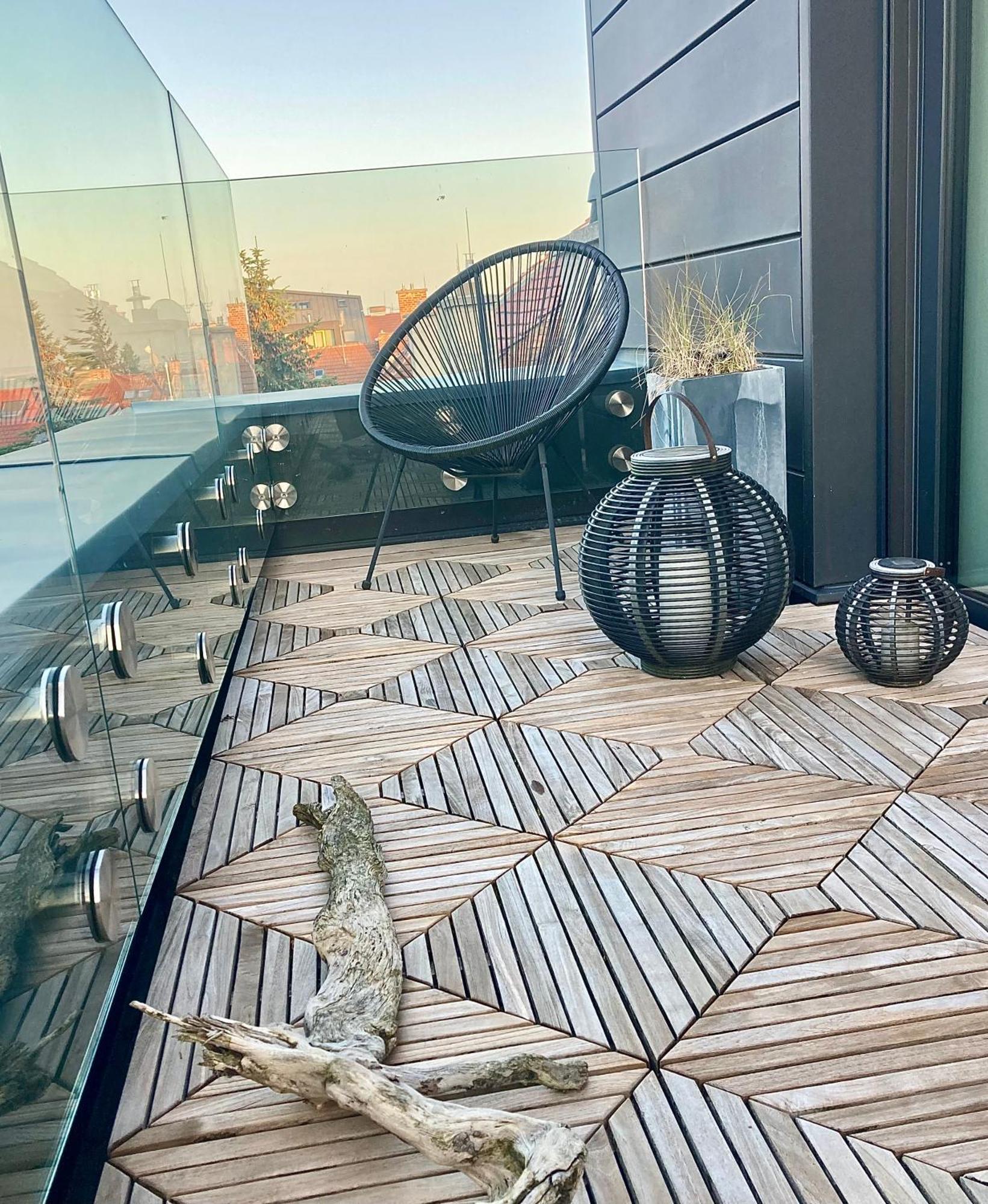 Apartman Se Saunou A Terasou S Vyhledem Na Brno Dış mekan fotoğraf