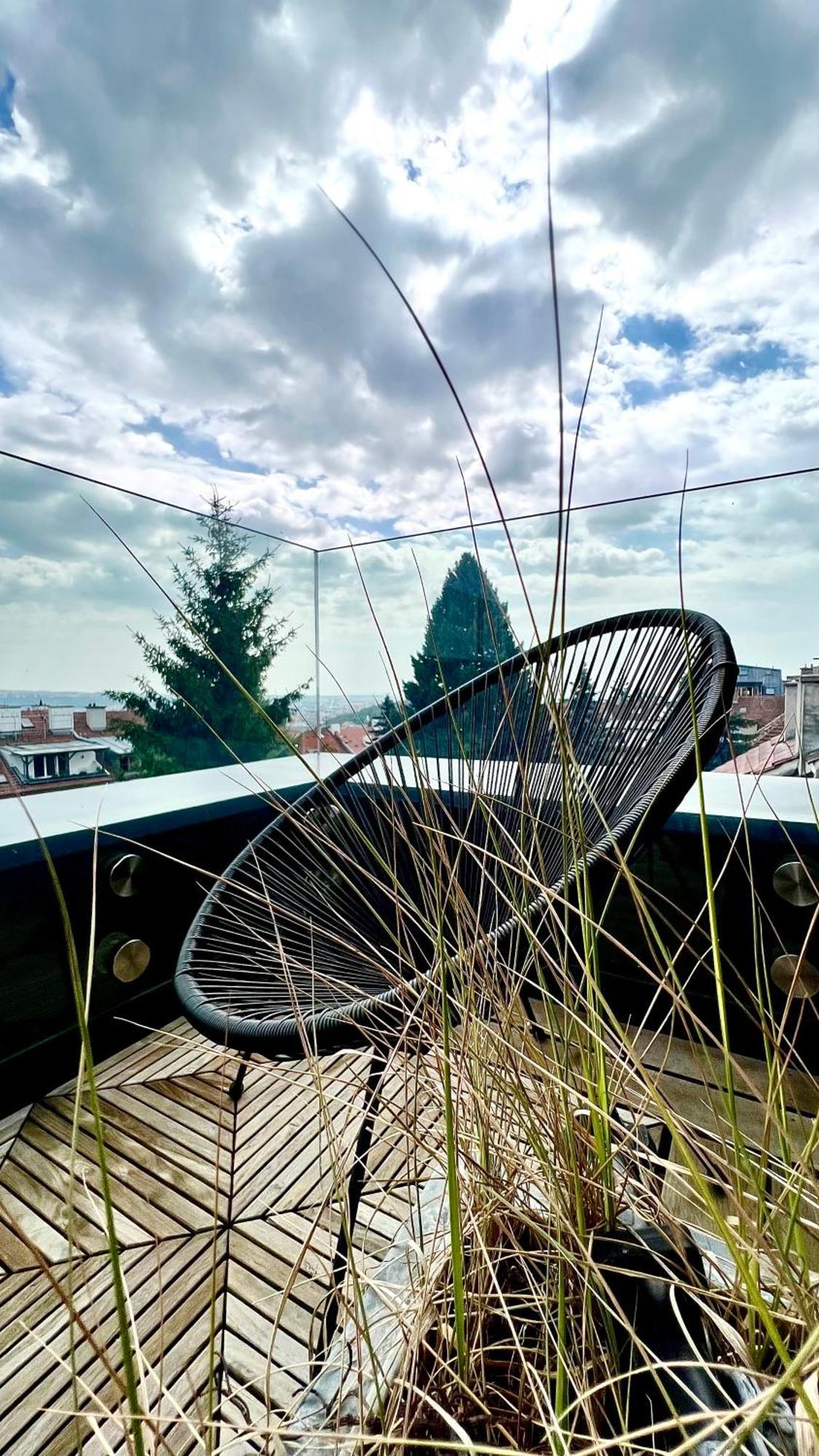 Apartman Se Saunou A Terasou S Vyhledem Na Brno Dış mekan fotoğraf